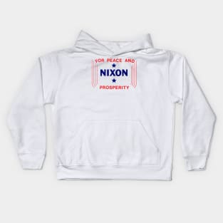 1972 Nixon for Peace and Prosperity Kids Hoodie